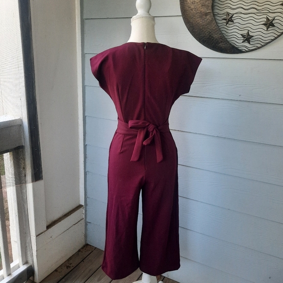 Anthropologie Sedona Jumpsuit in wine - Picture 5 of 6